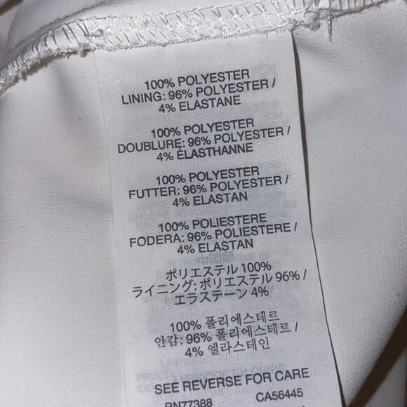 J. Crew Women’s Striped Eyelet Skirt Size 2 in White / Style C6005 - Picture 6 of 7